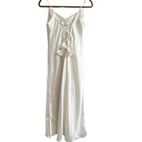 Vintage Victoria's Secret Peignoir 1980s Embroidered Nightgown & Robe Set P/S NW - Picture 4 of 16